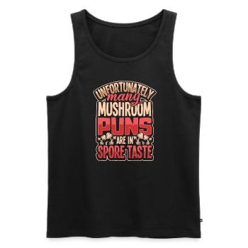 Morels Mushroom Picker Mushroom Farmer Mushroom - Männer Premium Bio Tank Top - Schwarz - Vorne - AI Model Male 178 light (178cm)