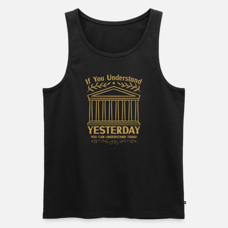 Férus d'histoire Férus d'histoire - Débardeur bio Premium Homme - noir