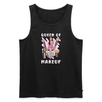 Beautician Esthetician Make Up Beauty-care Salon - Men's Premium Organic Tank Top - black - Front - AI Model Male 178 light (178cm)