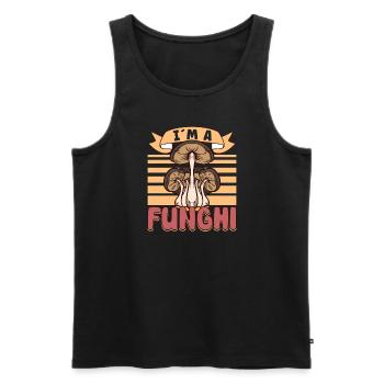 Morels Mushroom Picker Mushroom Farmer Mushroom - Männer Premium Bio Tank Top - Schwarz - Vorne - AI Model Male 178 light (178cm)