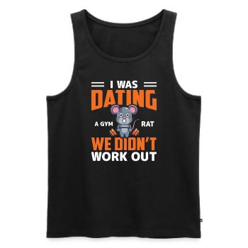 Rat Lover Rat Pet Rodent Mouse Rat Lady - Männer Premium Bio Tank Top - Schwarz - Vorne - AI Model Male 178 light (178cm)