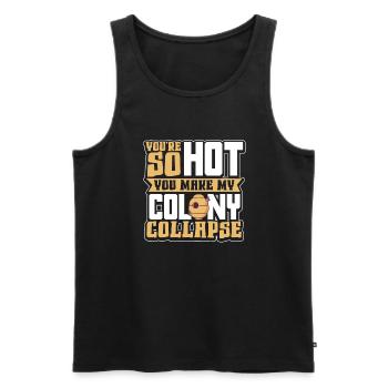 Honey Bee Beekeeping Beekeeper Honeybee Beekeeping - Männer Premium Bio Tank Top - Schwarz - Vorne - AI Model Male 178 light (178cm)