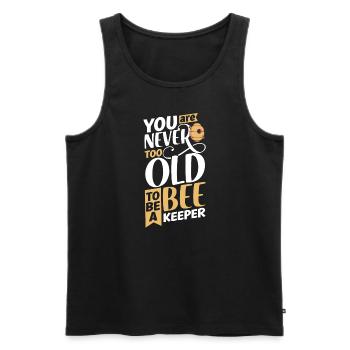Honey Bee Beekeeping Beekeeper Honeybee Beekeeping - Männer Premium Bio Tank Top - Schwarz - Vorne - Michal (187cm)