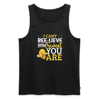 Honey Bee Beekeeping Beekeeper Honeybee Beekeeping - Männer Premium Bio Tank Top - Schwarz - Vorne - Michal (187cm)