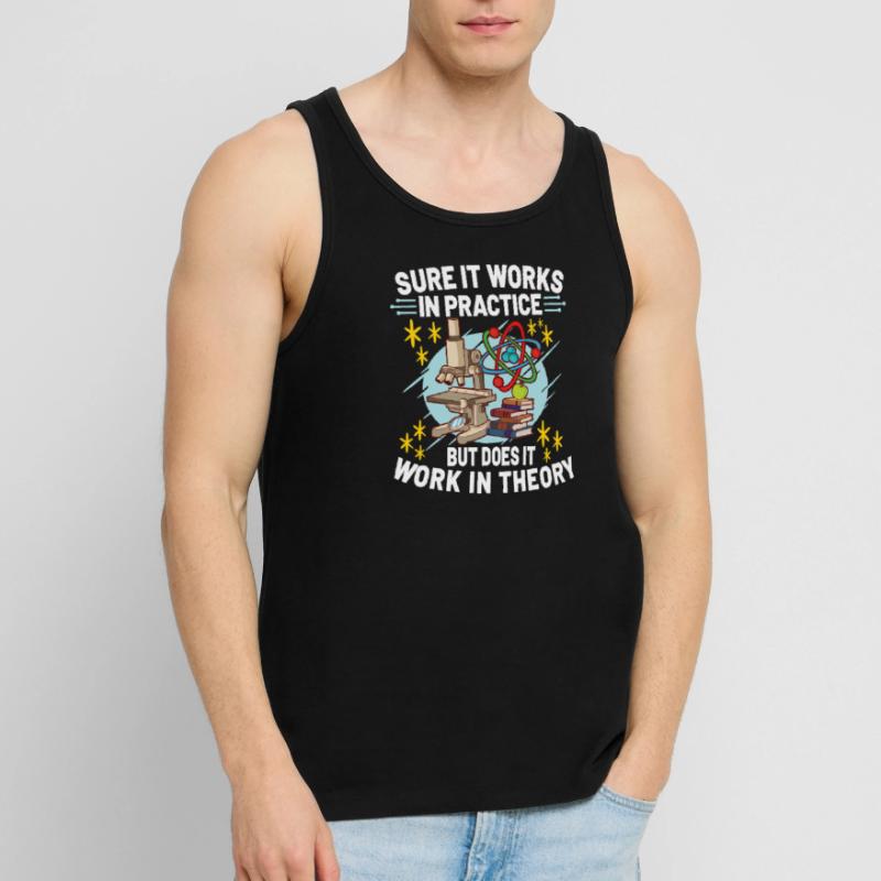 Physics Science Physicist Physics Teacher Gift Men's Premium Organic Tank Top