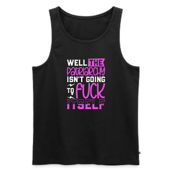 Feminism Women's Power Pro-choice Pro Abortion - Men's Premium Organic Tank Top - black - Front - Michal (187cm)