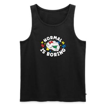 Autism Awareness Autism Disease Autistic Gift - Männer Premium Bio Tank Top - Schwarz - Vorne - AI Model Male 178 light (178cm)