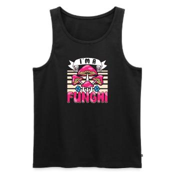 Morels Mushroom Picker Mushroom Farmer Mushroom - Männer Premium Bio Tank Top - Schwarz - Vorne - AI Model Male 178 light (178cm)