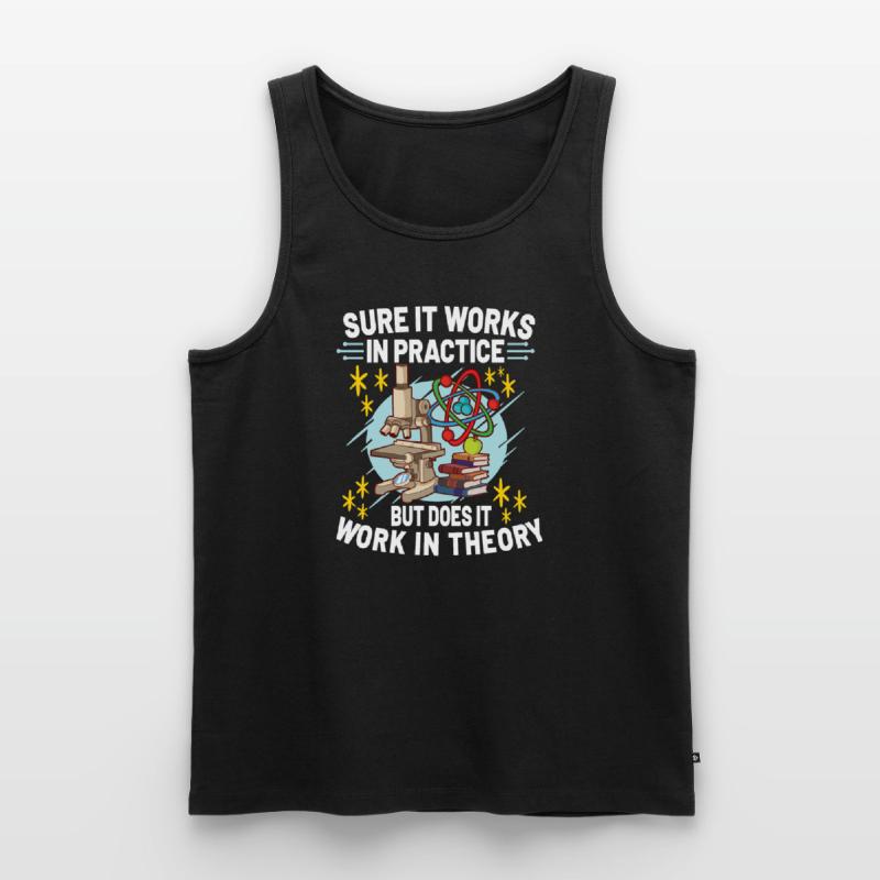 Physics Science Physicist Physics Teacher Gift Men's Premium Organic Tank Top