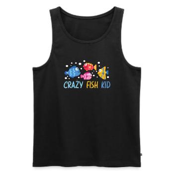 Aquaristik Aquarium Keeper Fishkeeper - Men's Premium Organic Tank Top - black - Front - Michal (187cm)