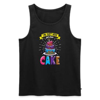 Baker Baking Cupcake Bread Cookies Kitchen Cooking - Men's Premium Organic Tank Top - black - Front - AI Model Male 178 light (178cm)