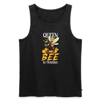 Honey beekeeping Beekeepers Honey bee apiary - Men's Premium Organic Tank Top - black - Front - Michal (187cm)