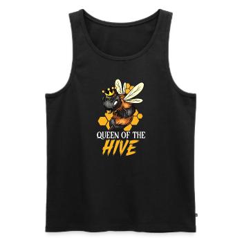 Honey beekeeping Beekeepers Honey bee apiary - Men's Premium Organic Tank Top - black - Front - Michal (187cm)