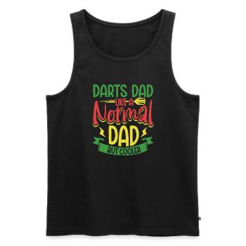 Darts Darts Player Dartboard Dartboard Darts - Men's Premium Organic Tank Top - black - Front - Michal (187cm)