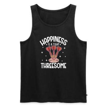 Darts Darts Player Dartboard Dartboard Darts - Men's Premium Organic Tank Top - black - Front - Michal (187cm)