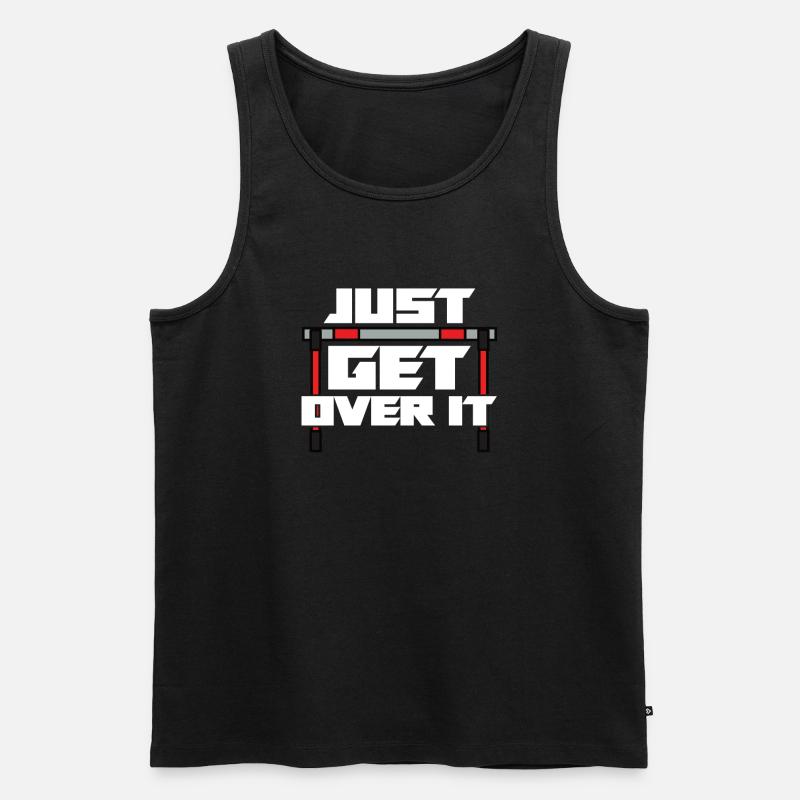 Athlétisme Athlétisme Coureurs Course Cadeau - Débardeur bio Premium Homme - noir