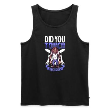 Drummer Drums Music Drum Set Drumming - Men's Premium Organic Tank Top - black - Front - Michal (187cm)