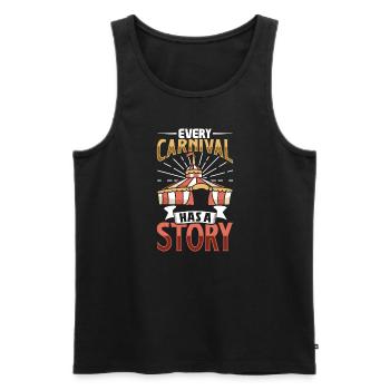 Circus Arts Circus Artists Event Staff - Men's Premium Organic Tank Top - black - Front - AI Model Male 178 light (178cm)