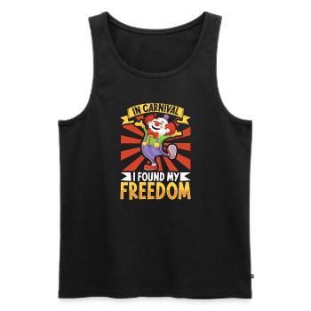 Circus Arts Circus Artists Event Staff - Men's Premium Organic Tank Top - black - Front - AI Model Male 178 light (178cm)