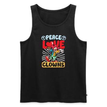 Circus Arts Circus Artists Event Staff - Men's Premium Organic Tank Top - black - Front - AI Model Male 178 light (178cm)