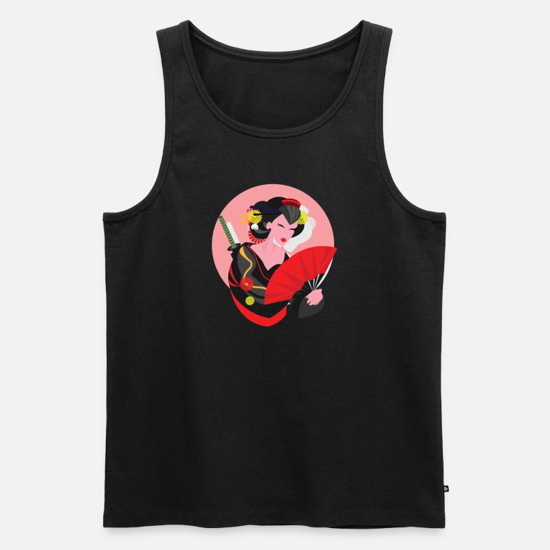 Theaterlehrer Schauspiellehrer - Männer Premium Bio Tank Top - Schwarz