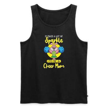 Cheerleading Cheerleader Girl Cheerleading Girl - Débardeur bio Premium Homme - noir - Devant - Michal (187cm)