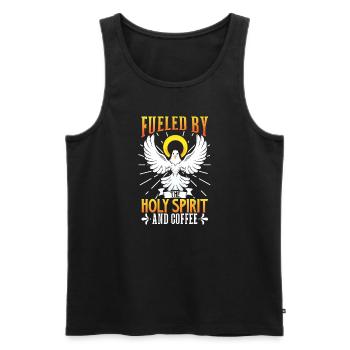 Jesus Christianity God Praying Prayer Pastor - Männer Premium Bio Tank Top - Schwarz - Vorne - Michal (187cm)