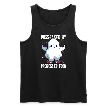 Bodybuilding Powerlifting Weightlifting Fitness - Men's Premium Organic Tank Top - black - Front - Michal (187cm)