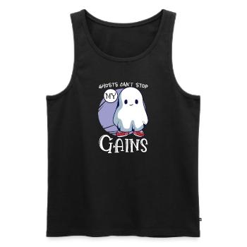 Bodybuilding Powerlifting Weightlifting Fitness - Männer Premium Bio Tank Top - Schwarz - Vorne - AI Model Male 178 light (178cm)