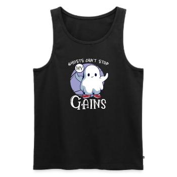 Bodybuilding Powerlifting Weightlifting Fitness - Männer Premium Bio Tank Top - Schwarz - Vorne - AI Model Male 178 light (178cm)