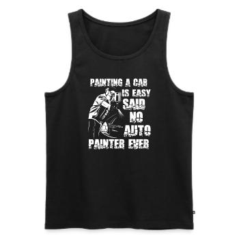 Automaler Auto Body Painter Automechaniker - Männer Premium Bio Tank Top - Schwarz - Vorne - Michal (187cm)