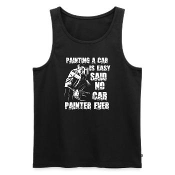 Automaler Auto Body Painter Automechaniker - Männer Premium Bio Tank Top - Schwarz - Vorne - Michal (187cm)