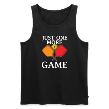 Pickleball Player Pickleball Paddle Pickleball - Männer Premium Bio Tank Top - Schwarz - Vorne - AI Model Male 178 light (178cm)
