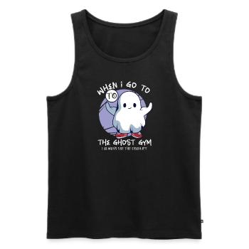 Bodybuilding Powerlifting Weightlifting Fitness - Männer Premium Bio Tank Top - Schwarz - Vorne - Michal (187cm)