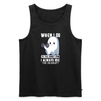 Bodybuilding Powerlifting Weightlifting Fitness - Männer Premium Bio Tank Top - Schwarz - Vorne - AI Model Male 178 light (178cm)