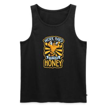 Honigbienen-imkerei Imker Honigbienen-bienenhaus - Männer Premium Bio Tank Top - Schwarz - Vorne - Michal (187cm)