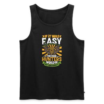 Duck Hunt Duck Hunter Bird Hunting Duck Hunting - Men's Premium Organic Tank Top - black - Front - AI Model Male 178 light (178cm)