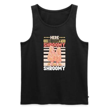 Morels Mushroom Picker Mushroom Farmer Mushroom - Débardeur bio Premium Homme - noir - Devant - Michal (187cm)