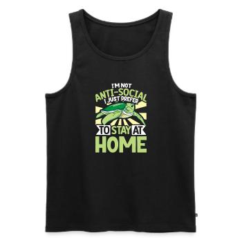 Boxer Boxing Turtle Turtles Sea Ocean Reptile - Männer Premium Bio Tank Top - Schwarz - Vorne - AI Model Male 178 light (178cm)