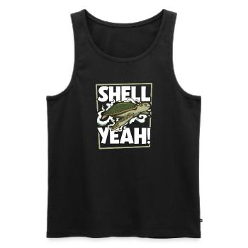 Boxer Boxing Turtle Turtles Sea Ocean Reptile - Männer Premium Bio Tank Top - Schwarz - Vorne - AI Model Male 178 light (178cm)