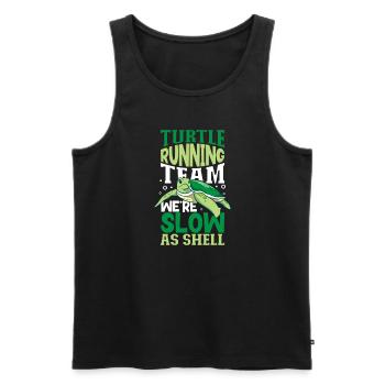 Boxer Boxing Turtle Turtles Sea Ocean Reptile - Männer Premium Bio Tank Top - Schwarz - Vorne - AI Model Male 178 light (178cm)