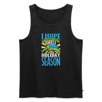 Boxer Boxing Turtle Turtles Sea Ocean Reptile - Männer Premium Bio Tank Top - Schwarz - Vorne - AI Model Male 178 light (178cm)