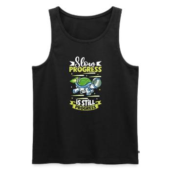 Boxer Boxing Turtle Turtles Sea Ocean Reptile - Männer Premium Bio Tank Top - Schwarz - Vorne - AI Model Male 178 light (178cm)