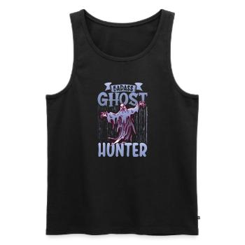 Paranormal Forschungshalloween Ghost Hunter - Männer Premium Bio Tank Top - Schwarz - Vorne - Michal (187cm)