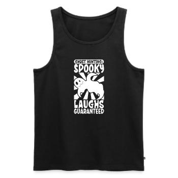Paranormal Forschungshalloween Ghost Hunter - Männer Premium Bio Tank Top - Schwarz - Vorne - Michal (187cm)