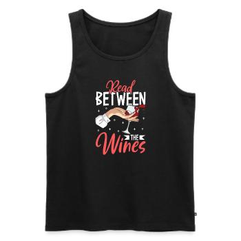 Wine making Wine Maker Wine Lover Wine Fan - Männer Premium Bio Tank Top - Schwarz - Vorne - AI Model Male 178 light (178cm)