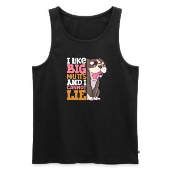 french bulldog english bulldog dog lover bulldog - Männer Premium Bio Tank Top - Schwarz - Vorne - Michal (187cm)