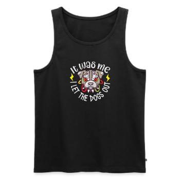french bulldog english bulldog dog lover bulldog - Männer Premium Bio Tank Top - Schwarz - Vorne - Michal (187cm)