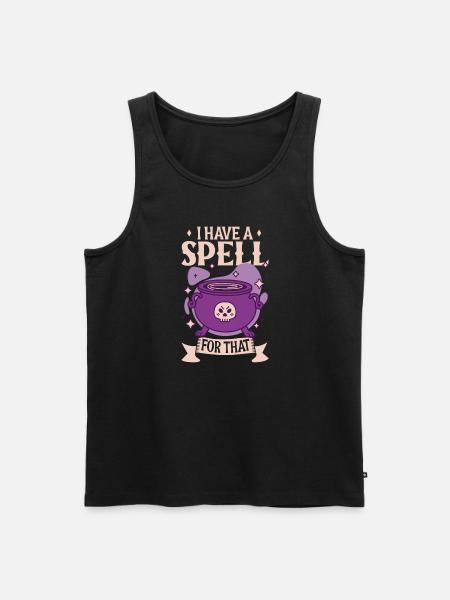 Witch Occult Gothic Dark Satanic Unholy - Men's Premium Organic Tank Top - black