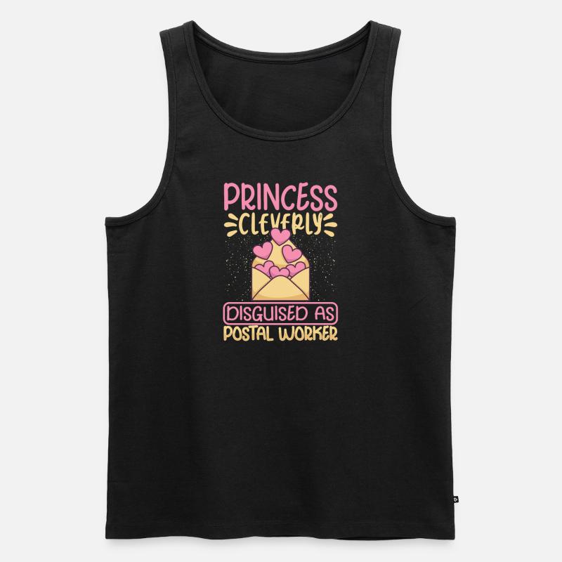 Postangestellte Postdame Postbote Post - Männer Premium Bio Tank Top - Schwarz